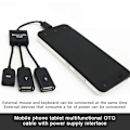 Pikkukuva 2 / 5: 4-porttinen Micro USB 2.0 HUB 4-IN-1 OTG-keskittimen power A