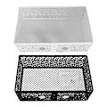 Miniatyrbild 4 av 8: Under Skrivbordet Drawer Box 360 Roterande Drawer Hidden Organizer Black