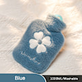 Pikkukuva 1 / 5: 1000 ml kuumavesipussi, lämmin vatsa kädet ja lämmin vesipussi Blue 1000ML