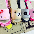 Miniatyrbilde 3 av 5: Tegneserie Dog Lazy Mopp Tøfler Rengjøring Gulv støvtøfler Pink Bear