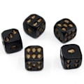 Miniatyrbillede 1 af 8: 5 stk. Skelet Terninger  Nyhed Dekorativt Ornament 6 Sidet D6 Terning A1