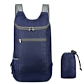 Miniatyrbillede 1 af 5: Let foldbar rygsæk udendørs rejserygsæk Dark blue