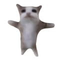 Miniatyrbild 3 av 8: Banan Cat Happy Cat Plyschleksak Banana Cat Doll Toy C