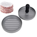 Miniatyrbild 3 av 8: High Guality Rund Hamburger Form Aluminiumlegering Hamburger Kött A