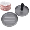 Miniatyrbilde 3 av 8: High Guality Rund Hamburger Form Aluminiumslegering Hamburger Kjøtt A