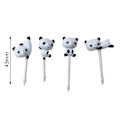 Pikkukuva 4 / 5: 8 kpl / set e Panda Fruit Fork Kids Jälkiruokavalikot Tookpick
