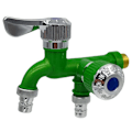 Miniatyrbillede 1 af 5: Dobbelt kontrol Dobbelt udløb Vandhane Universal Interface vandhane green