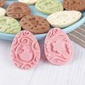 Miniatyrbillede 5 af 8: 9 Stk Påskekiksform Plast Æg Cookie ter