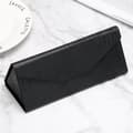 1 Styk Vandtæt Bærbar Sort Foldbar Solbrilleboks Trian Cross Black