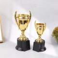 Miniatyrbillede 5 af 8: 1 stk Mini Plastic Award Trophy Børn Vinder Trofæer 8*17.5cm