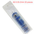 Miniatyrbillede 1 af 5: 0,05-1 mm Tykkelse Plast Metrisk Filler Følemåler 0.05-2mm 20 pieces