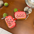 Pikkukuva 4 / 5: Strawberry Cake kuulokekotelo Case ja kolikkokukkaro Pink