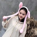Pikkukuva 3 / 5: Bunny Ears Pehmolelu hiusrenkaat Gray