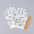 Pikkukuva 4 / 8: 1Set Gloves Hand Reflexology Akupisteakupainantatyökalut