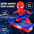 Pikkukuva 2 / 8: Spiderman Automatic Flip Rotation Electric Scooters -lelu Red