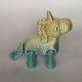 Miniatyrbillede 3 af 8: 3D-trykt blæksprutte 3D-trykt hest Hjem Desktop Håndværk A5