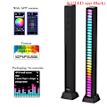 Pikkukuva 1 / 5: 5V USB 32 LED Night Lights App Control RGB Music Rhythm Light 8(32LED app Black)