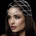 Pikkukuva 3 / 5: 1 kpl Crystal Headpand Head Cap -korut Silver