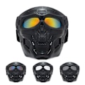 Miniatyrbillede 4 af 7: Motorcykel Goggles Mask Vindtæt Skull Motocross Goggles A3