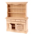 Miniatyrbild 7 av 8: DollHouse Skåp Skänk Modell Display Skåp