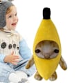 Miniatyrbillede 7 af 8: Banan Cat Happy Cat Plys Legetøj Banana Cat Doll Legetøj B