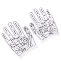 Pikkukuva 7 / 8: 1Set Gloves Hand Reflexology Akupisteakupainantatyökalut