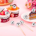 Miniatyrbillede 3 af 8: 12 stk. Discobold Kage Toppers Festartikler Silver