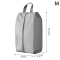 Miniatyrbillede 1 af 7: Støvtæt Vandtæt Sko Opbevaringstasker Nylon Sko Taske Gray M