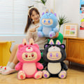 Miniatyrbild 6 av 8: 28/35cm e Anime Figur The Monsters Transformation Series Labub Blue 28cm