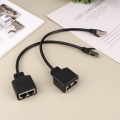 Pikkukuva 1 / 8: RJ45 1 uros - 2 naaras LAN Ethernet -kaapelin jakokaapeli 31cm