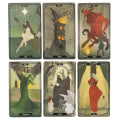 Miniatyrbillede 7 af 8: Dark Forest Tarot Cards Divination Friends Deck Edition-spil