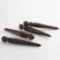 Miniatyrbillede 1 af 5: 1 Stk Træ Læder Edge Burnisher Læder Poleringsværktøj