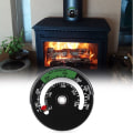 Miniatyrbilde 2 av 5: Magnetisk peis komfyr termometer temperaturmonitor