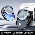 Miniatyrbild 3 av 8: Elektrisk rakapparat Bärbar rakhyvel Resekläder USB Uppladdningsbar Silver