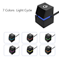 Miniatyrbild 1 av 5: 2 m färgglada LED-lampor Dator Desktop Switch PC Extern Star Multicolor