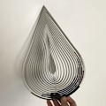 Pikkukuva 6 / 8: Beating Wind Spinner ruostumattomasta teräksestä pyörivä tuulikello Multicolor 30*20cm