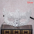 Pikkukuva 1 / 5: Venetsian seksikäs Golden Fox Mask Masquerade Costume Dance Mask Silver