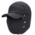 Pikkukuva 1 / 5: Talven lämmin paksu tekoturkis Bomber Hat cap Black