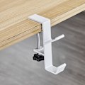 Pikkukuva 1 / 8: Säädettävä Desk Edge Hook Gaming Headset ripustuskoukku White