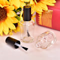 Miniatyrbillede 5 af 5: 1 stk 5/10/15 ml tom glas neglelak flaske med børste negl O Transparent 10 ml
