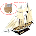 Miniatyrbild 2 av 5: Segling gör-det-själv-fartyg Monteringsmodell träbåt dekoration