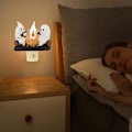 Miniatyrbillede 3 af 7: Ghost Campfire Natlys 110V Halloween Ghost Natlys One size