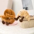 Miniatyrbild 4 av 7: Mjuk tecknad Pretzel Crossant Toast Bröd Doll Plyschleksak A3