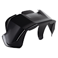 Miniatyrbillede 1 af 8: 1 Stykke Motorcykel Bageste Trim Hjelm Spoiler Til RX7X RX-7X VZ-R Bright Black