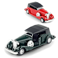 Miniatyrbillede 3 af 8: 1 stk klassisk bilmodel Vintage Pull-Back legering Diecast billegetøj Green