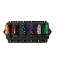 Pikkukuva 4 / 5: 6 Way Circuit Standard ATO Blade Sulakerasia DC Auton sulakelohko Hol