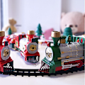 Miniatyrbillede 4 af 5: Juletog Elektrisk Legetøj Juletræ Decor Toglegetøj 39*30*5cm