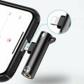 Miniatyrbild 3 av 5: 3,5 mm Aux-adapter för laddare för hörlurar Silver