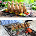 Miniatyrbillede 3 af 5: Kyllingeholderstativ Grillstativ Stegning Non Stick Rustfri St