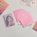 Miniatyrbild 1 av 8: 50 st Kpop Card Sleeves 61x91mm 20C Heart Bling Hållare pink